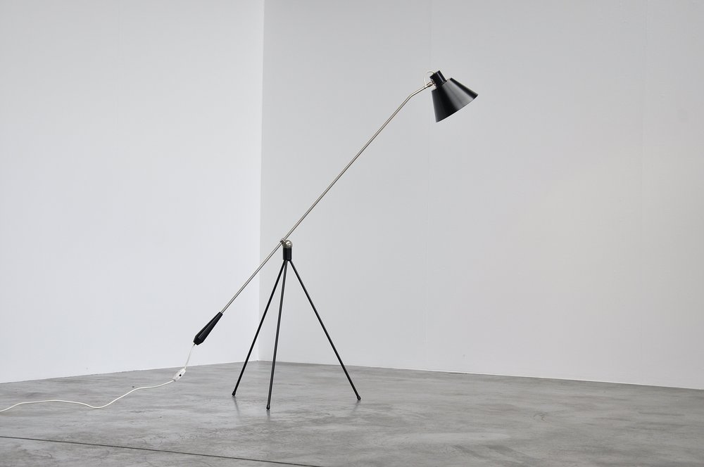 Magneto floor lamp by H. Fillekes