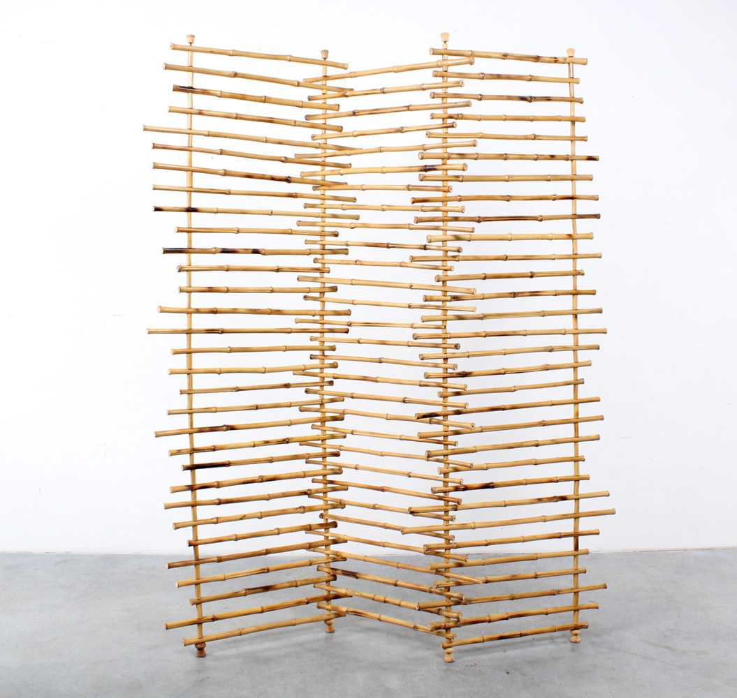Bamboo Design Folding Screen