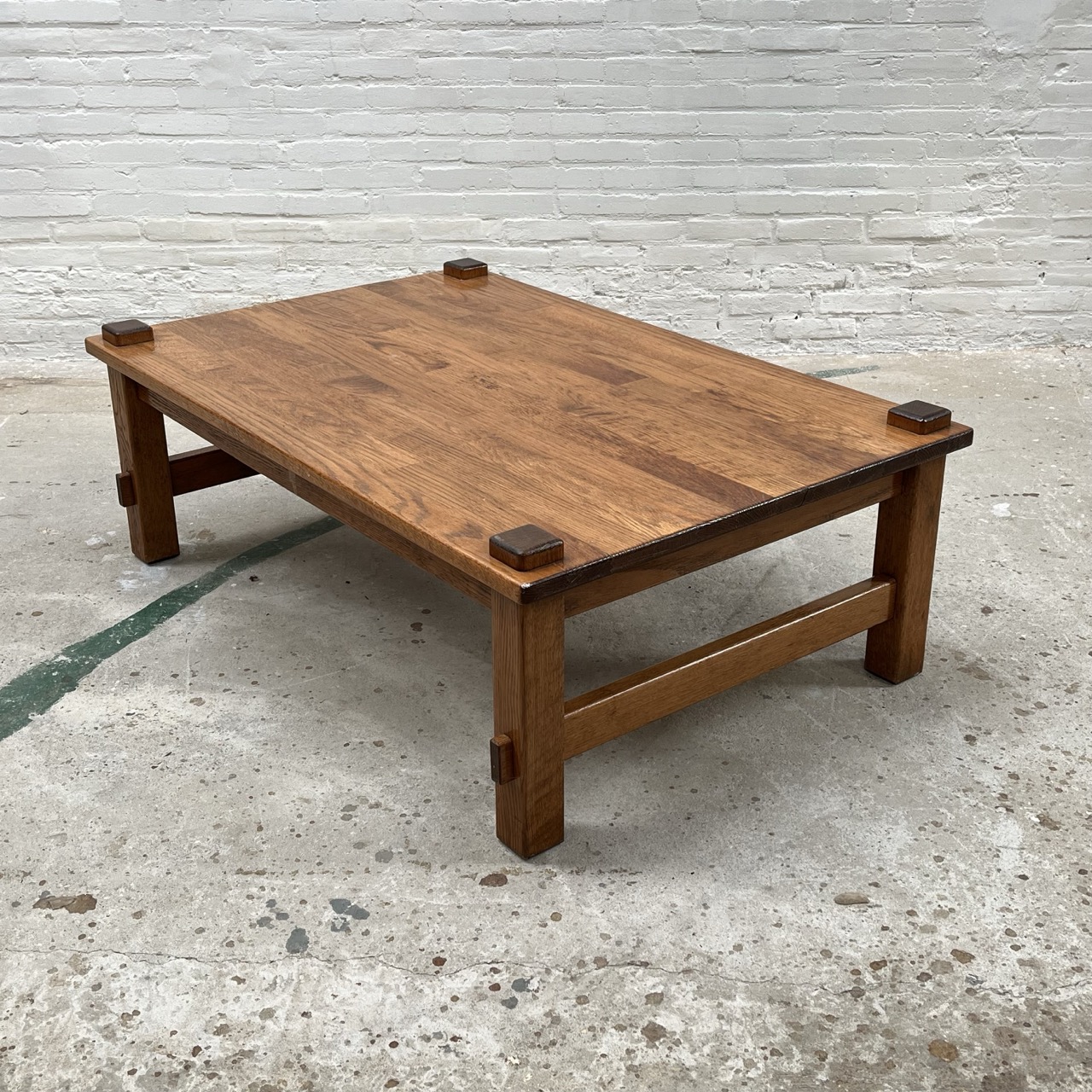 Vintage Oak Coffee Table