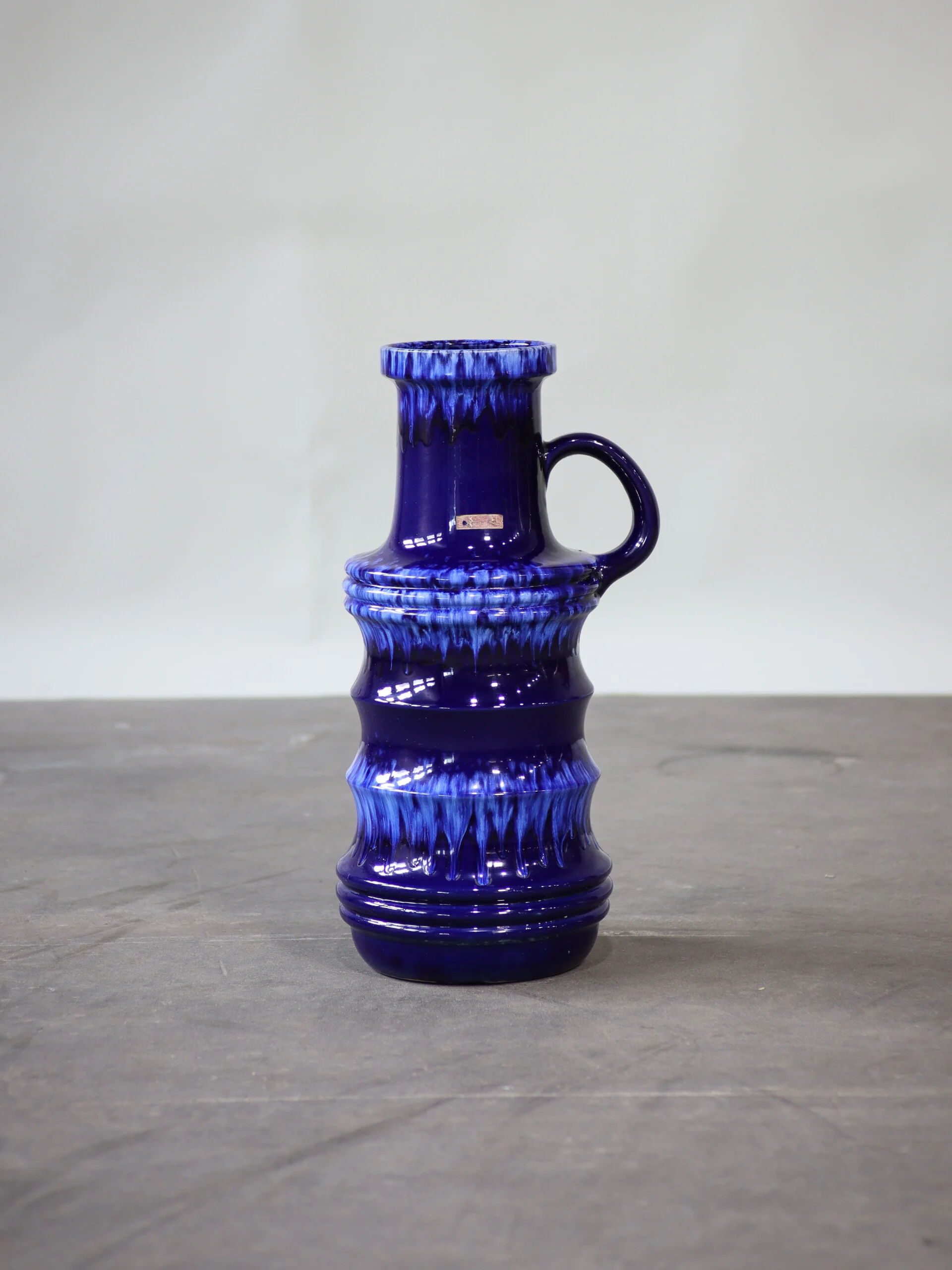 West Germany Blue Floor Vase 427-47