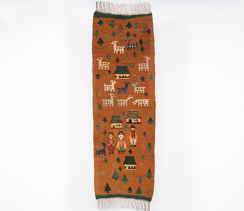 Vintage Wool Kilim Wall Hanging