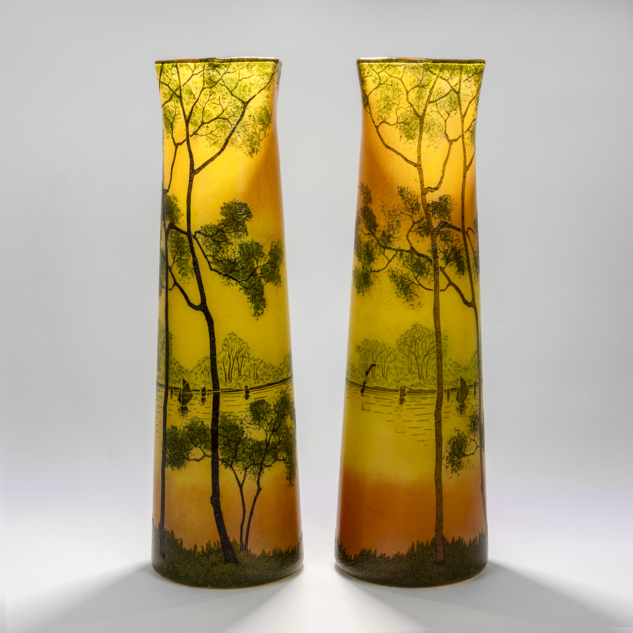 Pair of Art Nouveau Vases