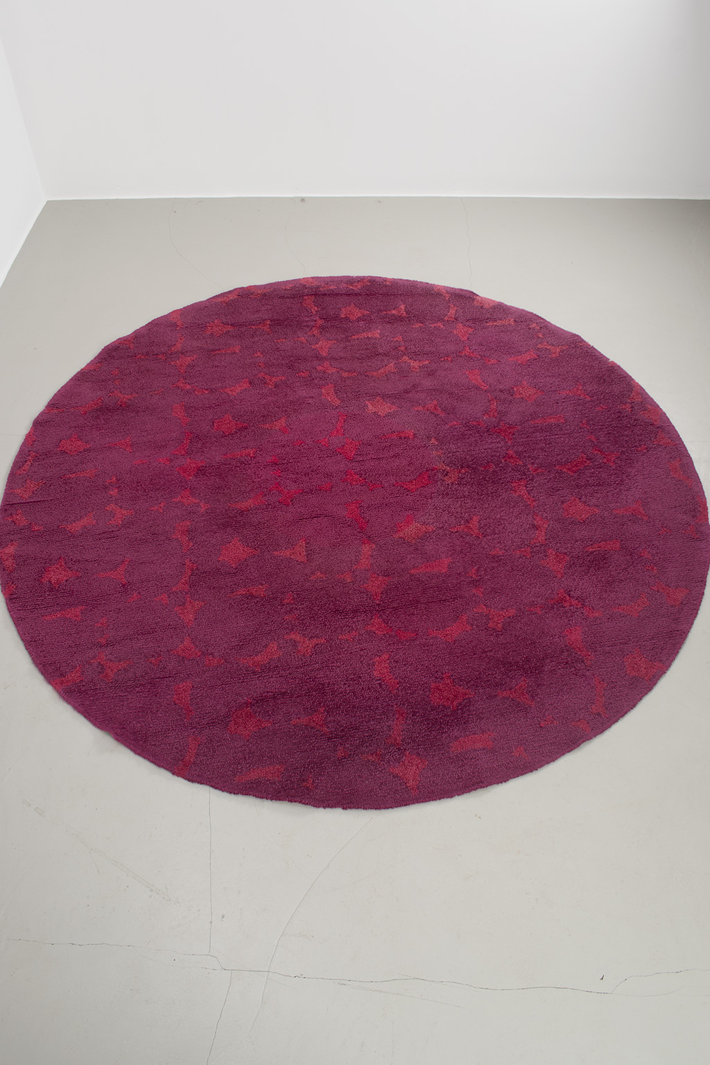 Large Round Purple Rug