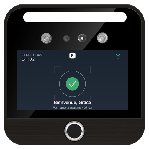 Terminal de pointage biométrique Payday