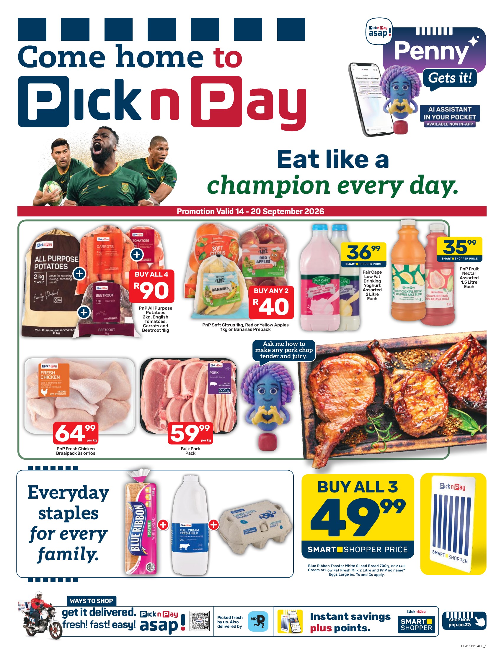Come home to Pick n Pay
