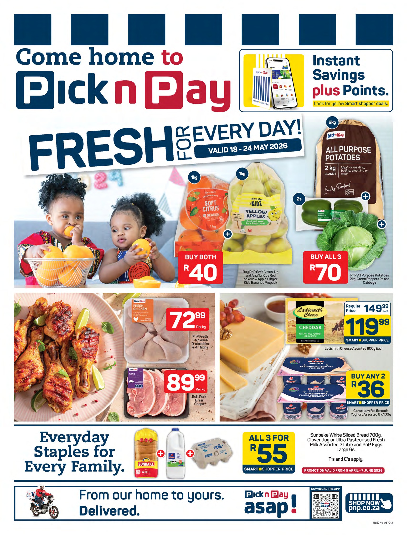 Come home to Pick n Pay Fresh for Every Day!