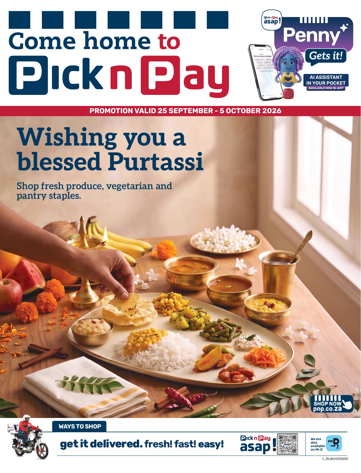 Wishing you a blessed Purtassi