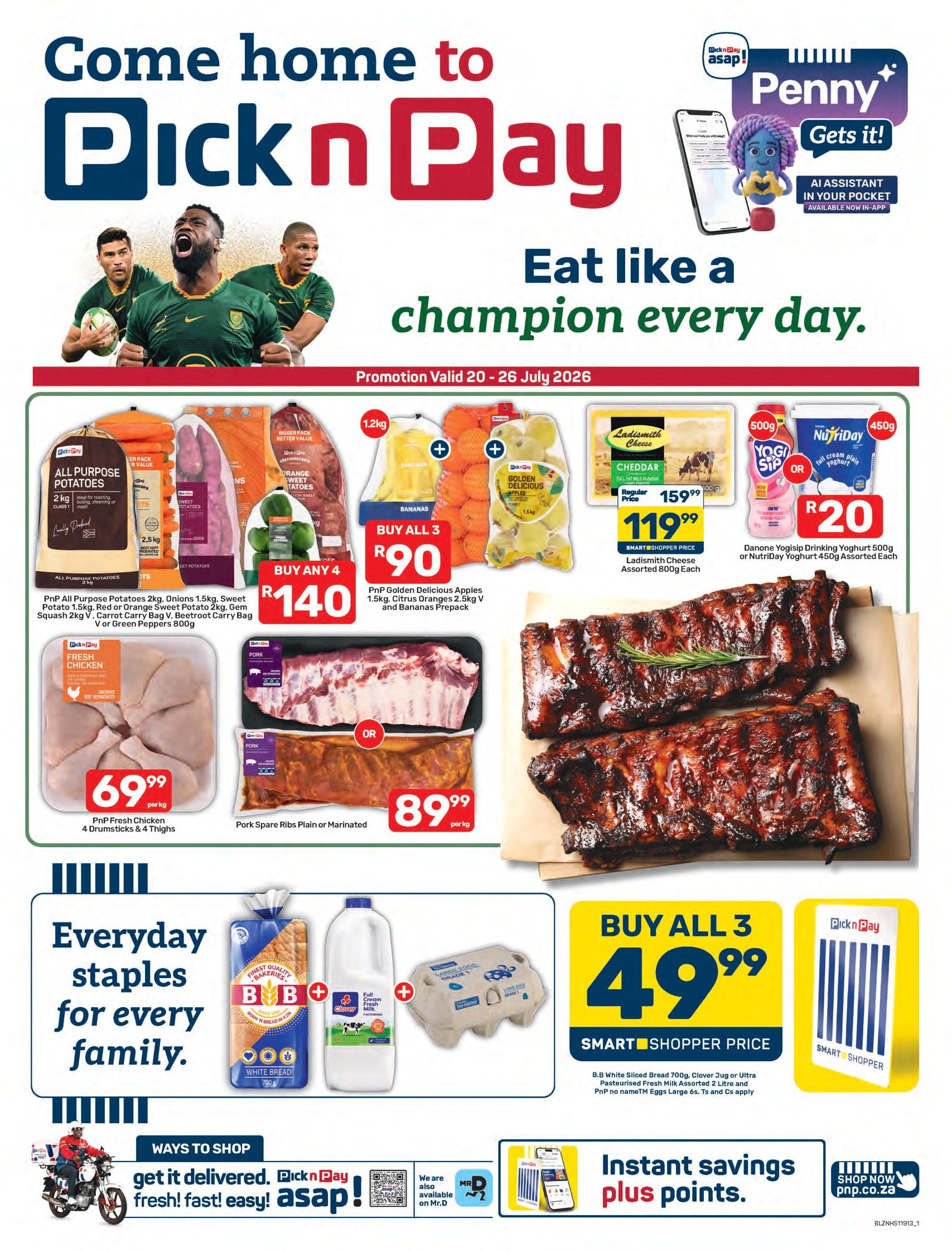 Come home to Pick n Pay