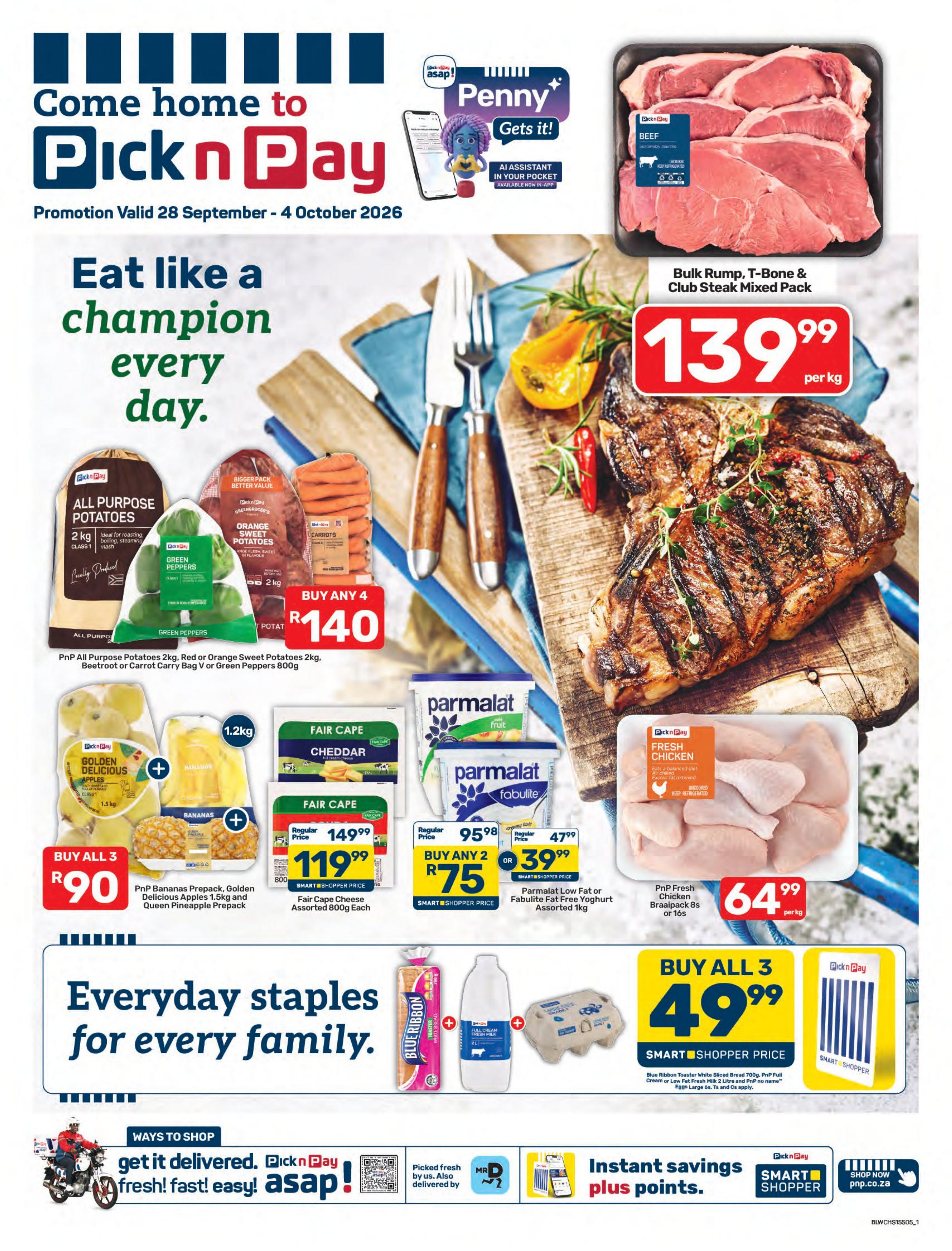 Come home to Pick n Pay