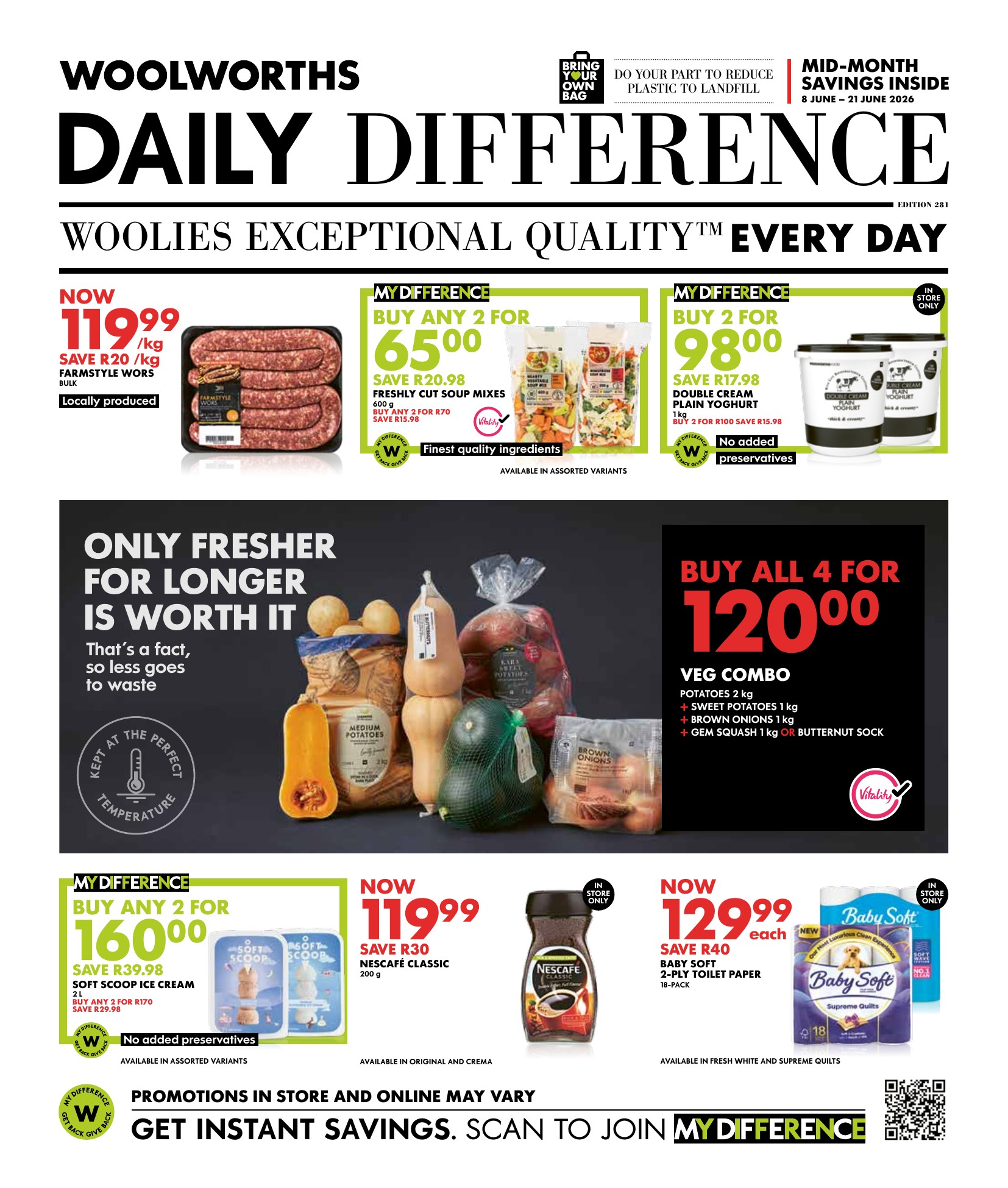 Daily Difference