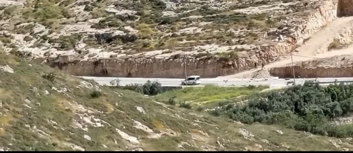 الخليل: مستوطنون يهاجمون مركبات الفلسطينيين في وادي سعير ويقتحمون أراضي قرب بلدة السموع