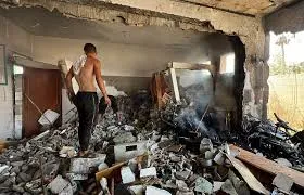 شهداء ومصابون جراء قصف الاحتلال منزل وسط غزة