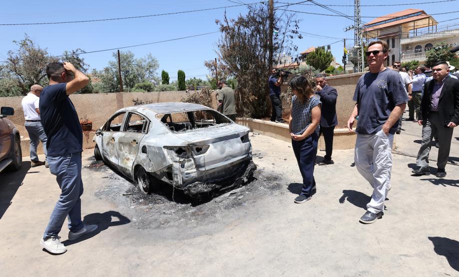 Image of Israeli military officer statement