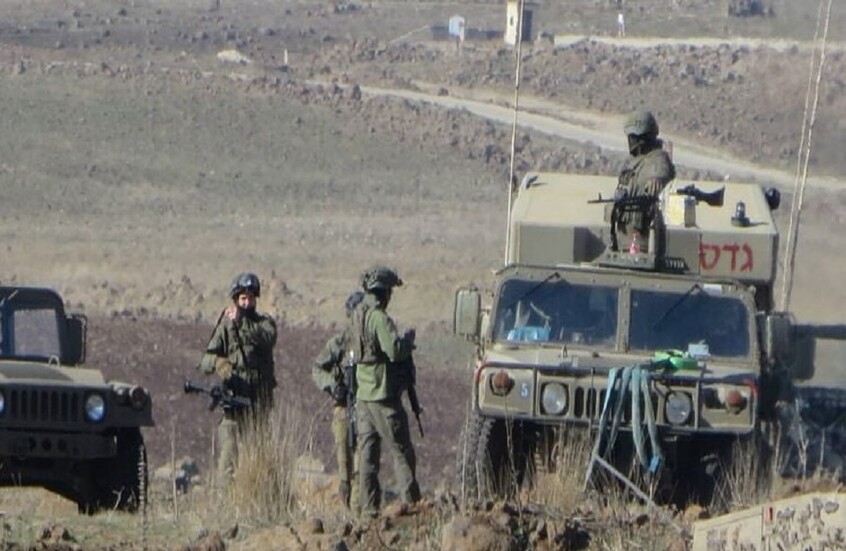 Image of Israeli military officer statement