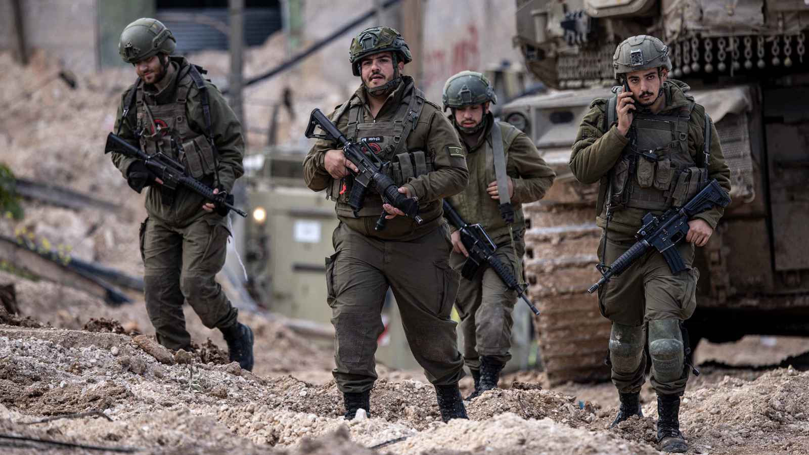 Image of Israeli military officer statement