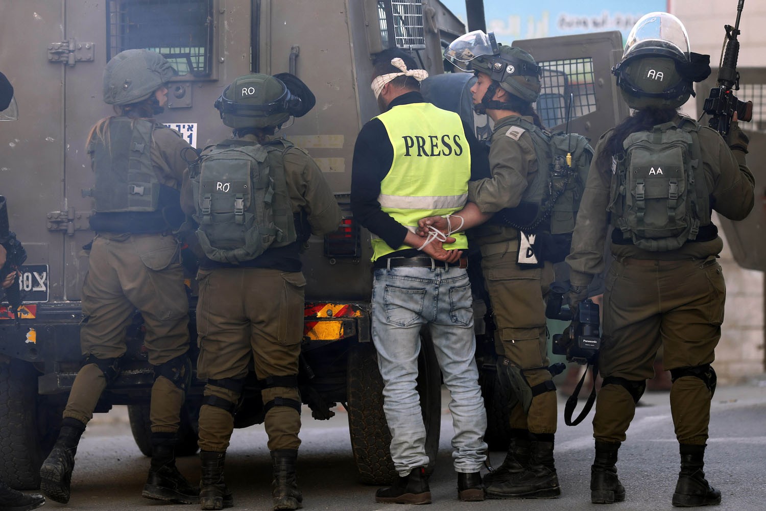 Image of Israeli military officer statement
