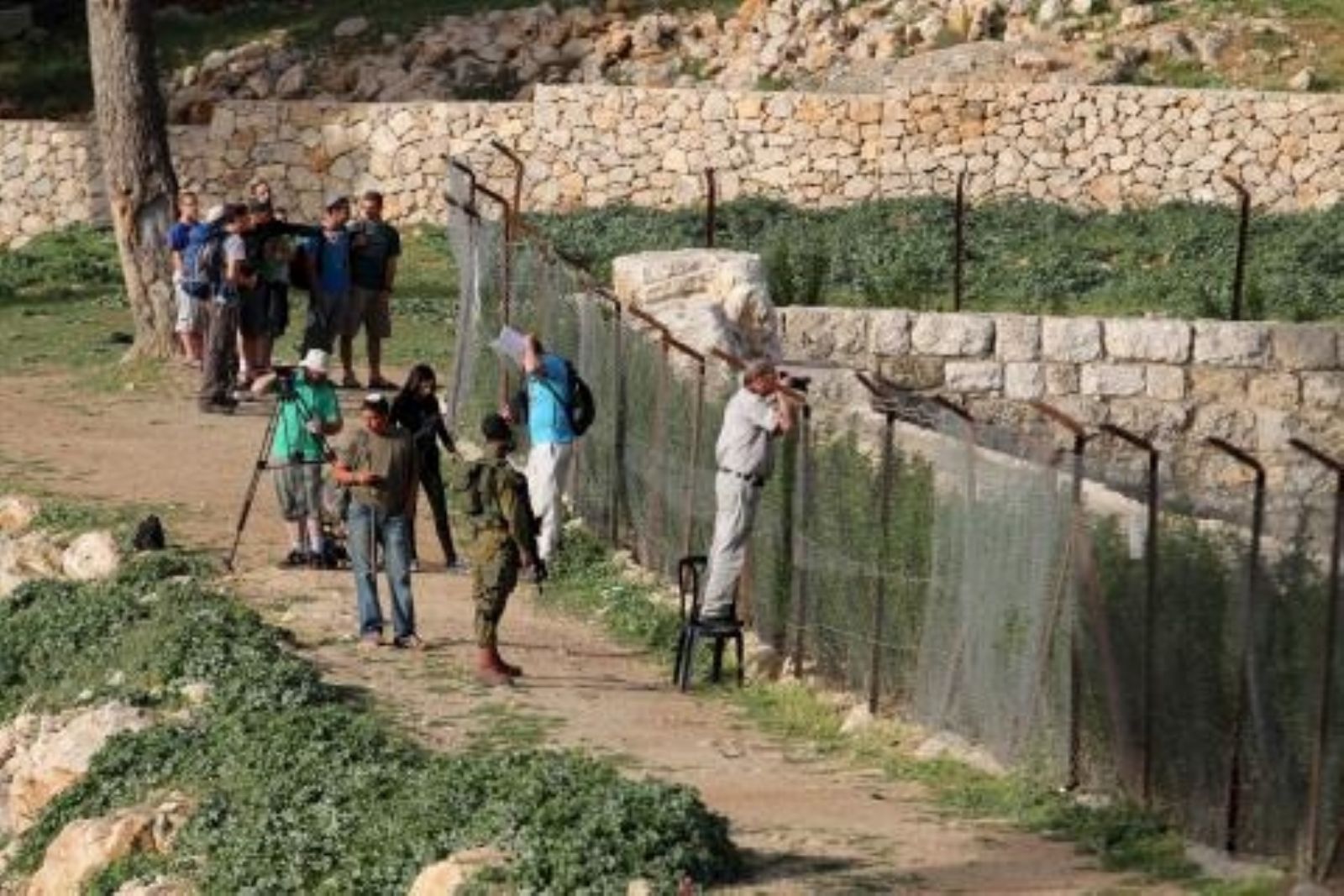 Image of Israeli military officer statement