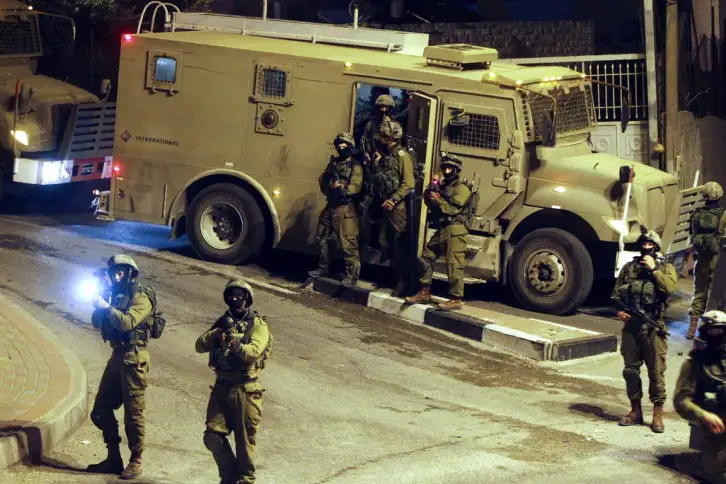 Image of Israeli military officer statement