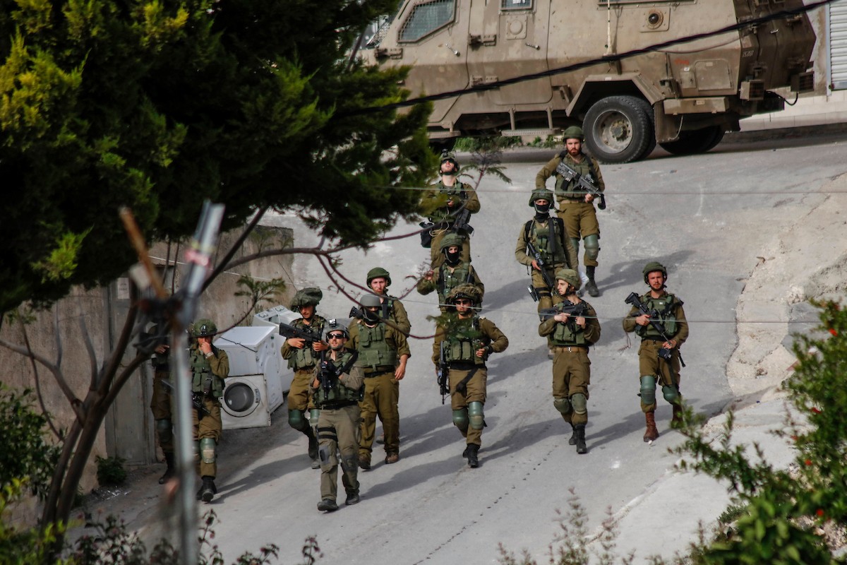 Image of Israeli military officer statement