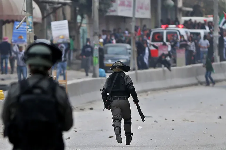 Image of Israeli military officer statement