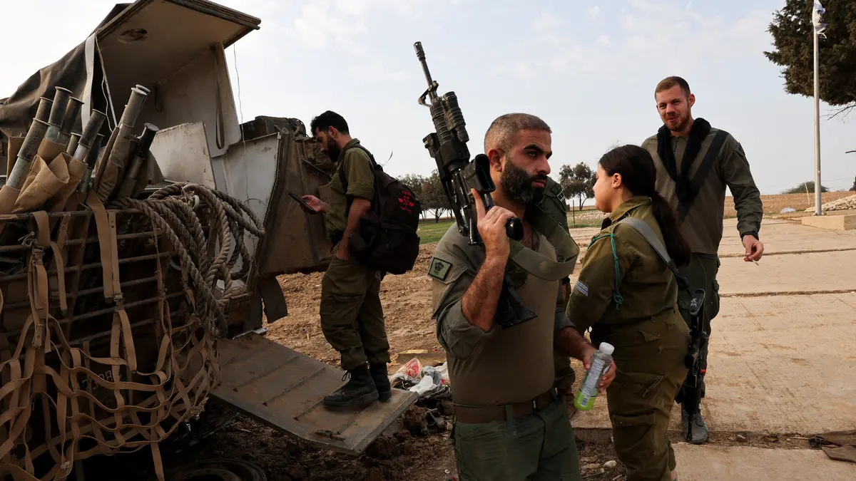 Image of Israeli military officer statement