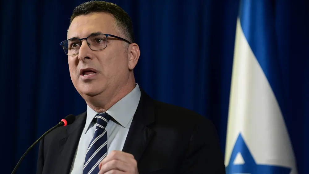 Image of Israeli military officer statement