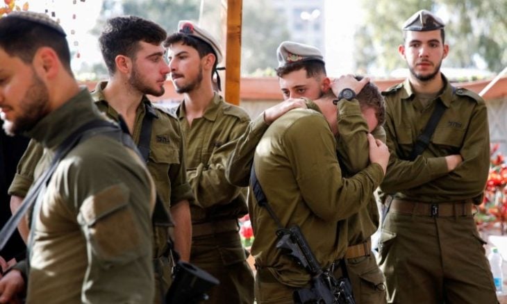 Image of Israeli military officer statement