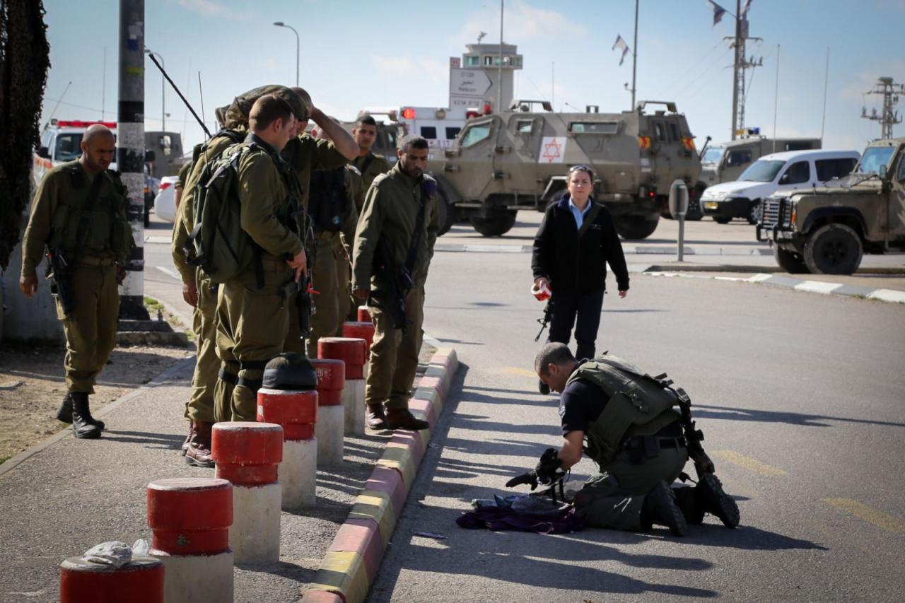 Image of Israeli military officer statement
