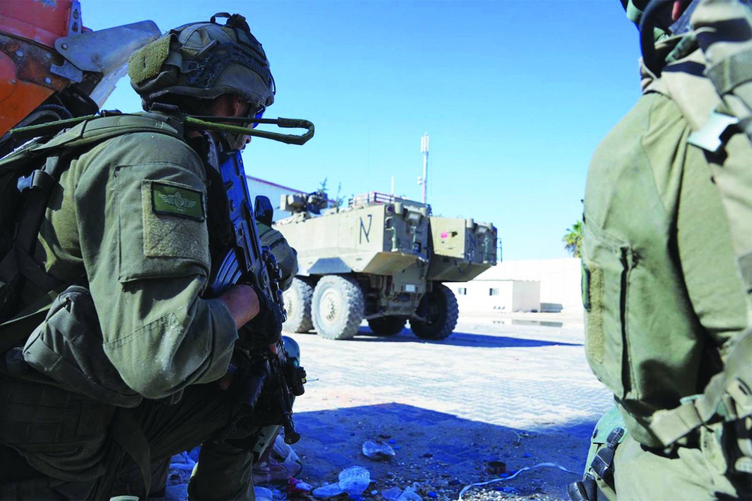 Image of Israeli military officer statement