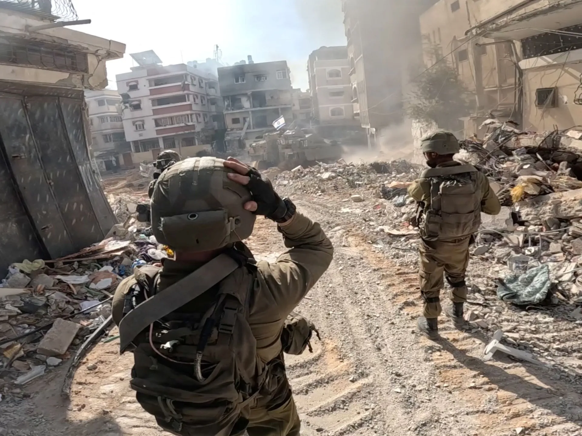 Image of Israeli military officer statement