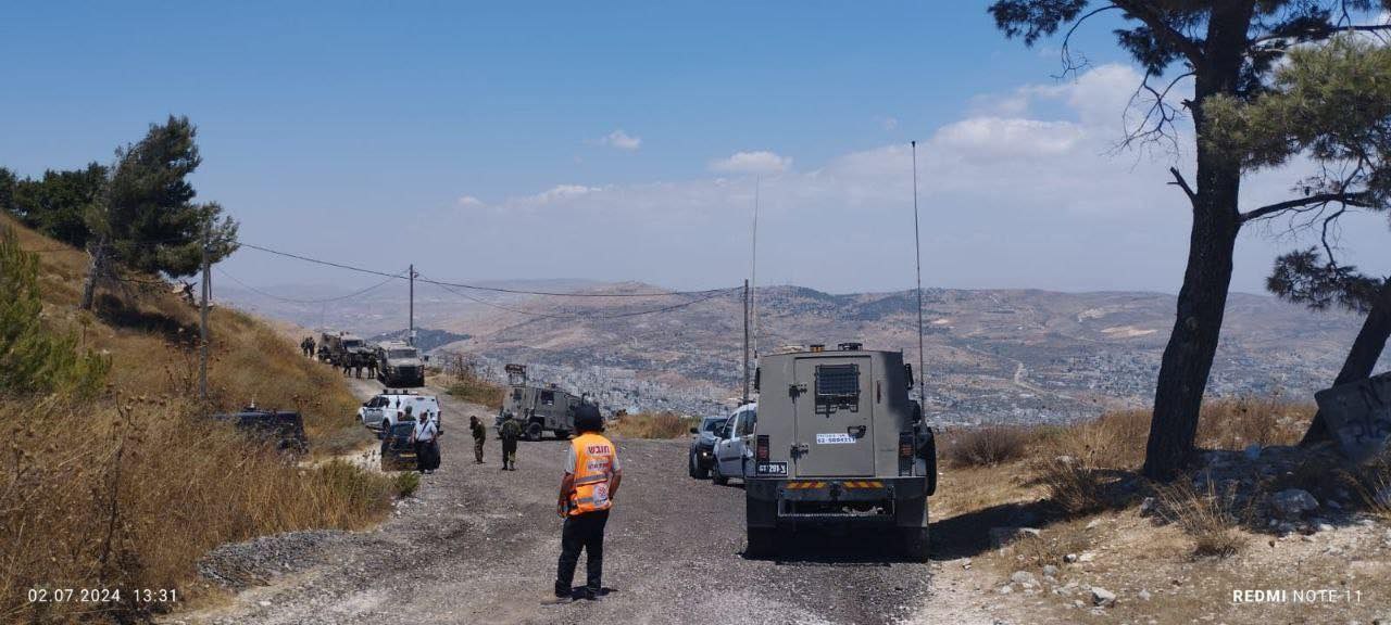 Image of Israeli military officer statement