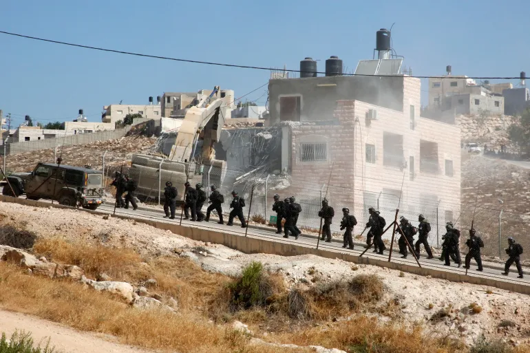 Image of Israeli military officer statement