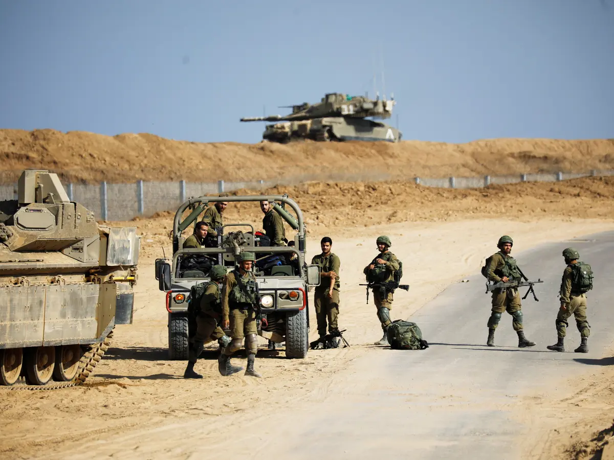 Image of Israeli military officer statement