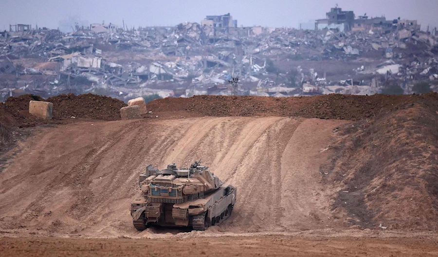 Image of Israeli military officer statement