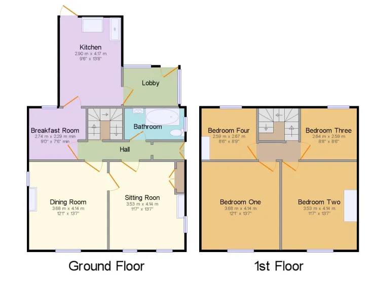 1 bed House