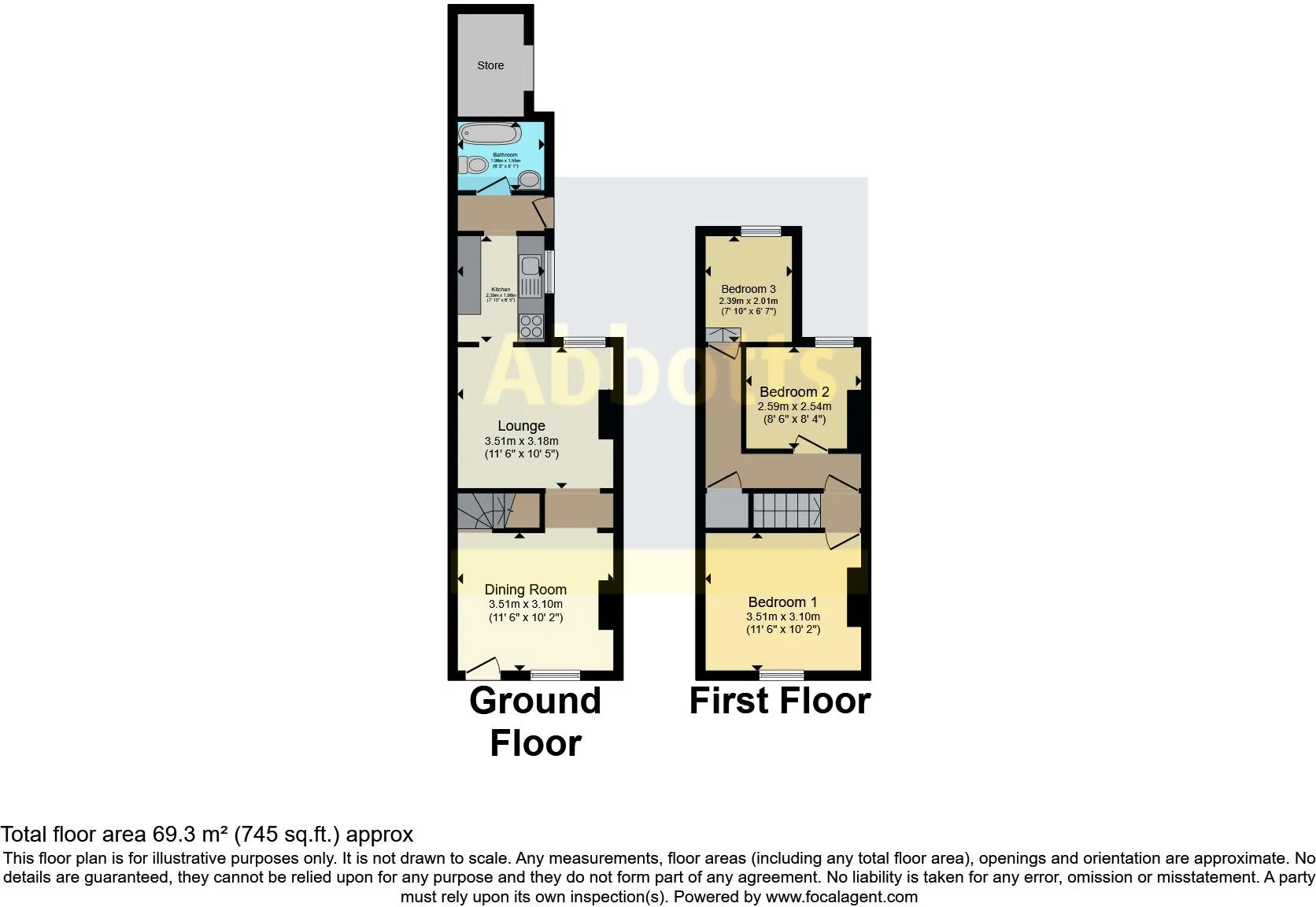 3 bed Terraced