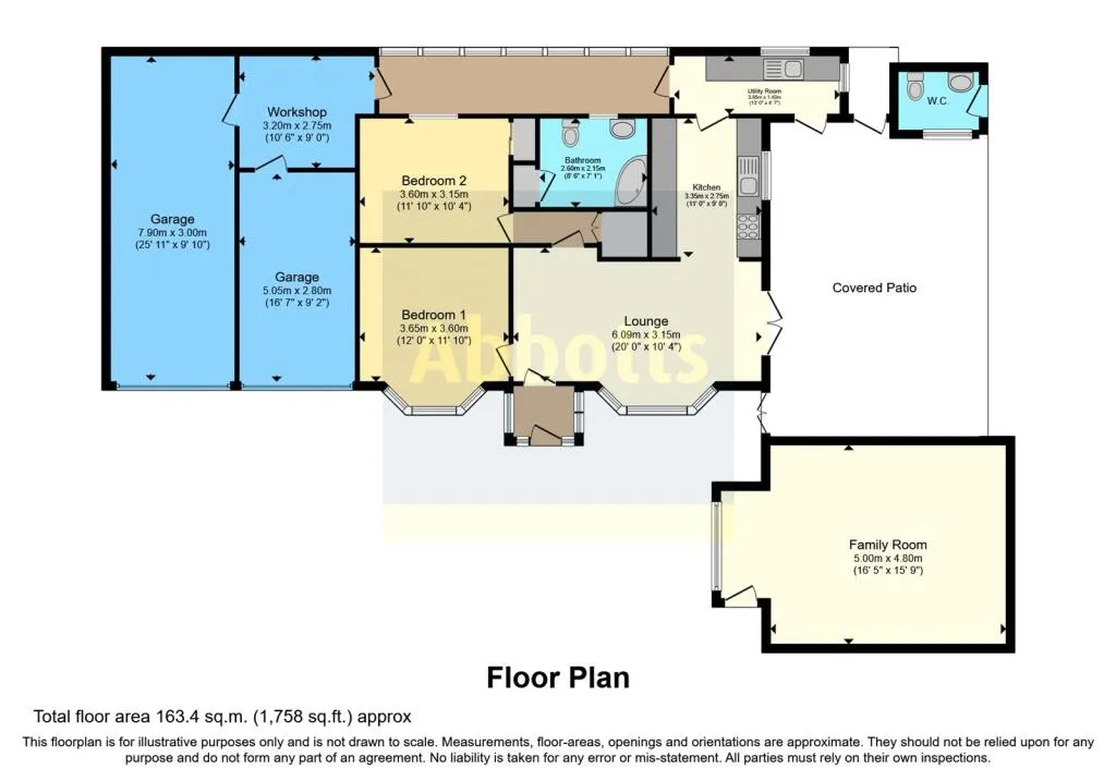 2 bed Detached Bungalow