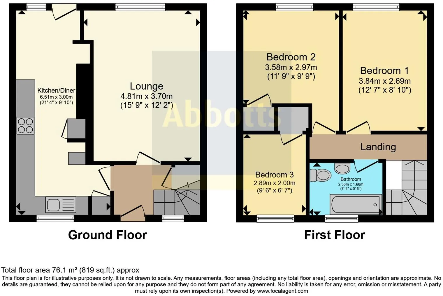 3 bed House