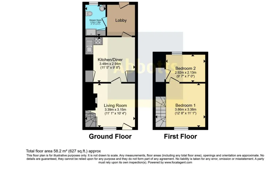 2 bed Character Property