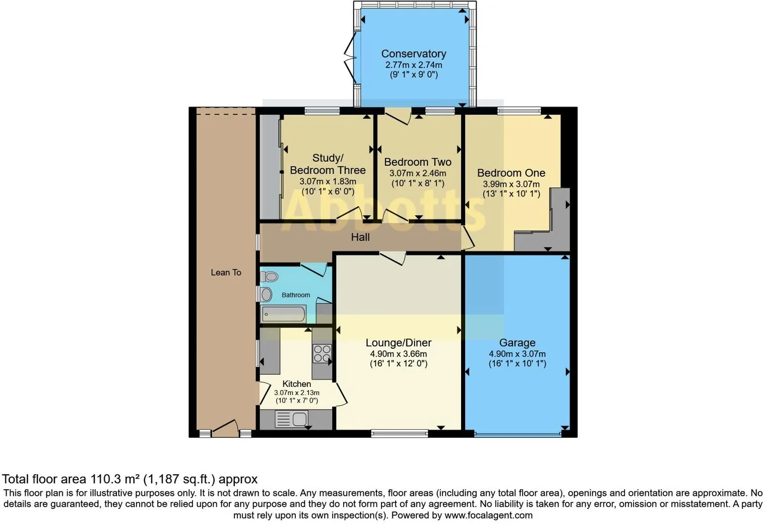 3 bed Semi-Detached Bungalow