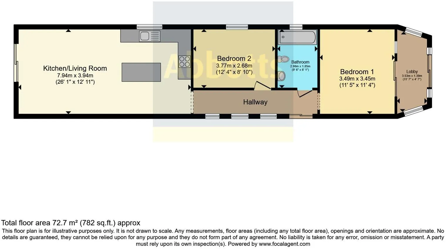 2 bed Park Home