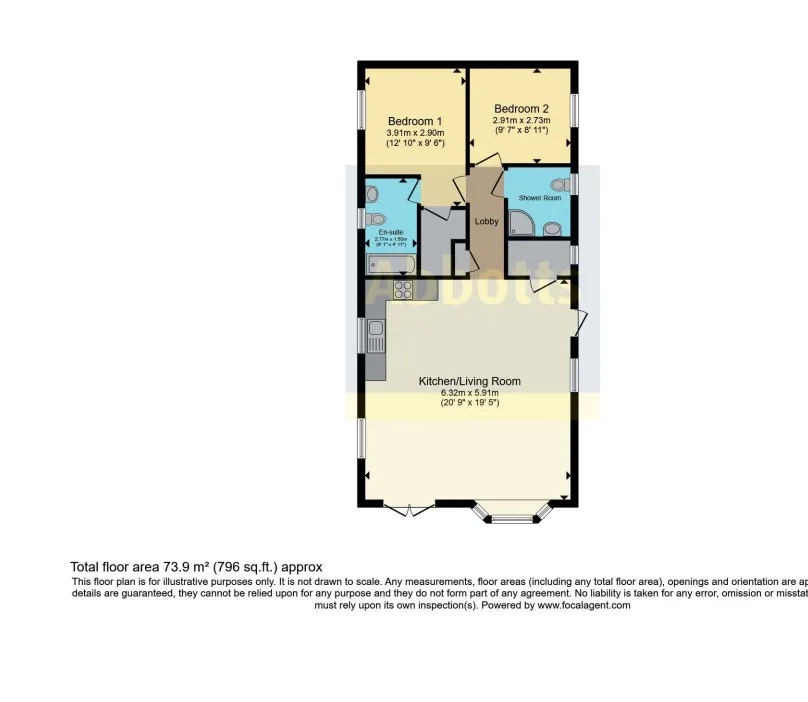 2 bed Park Home