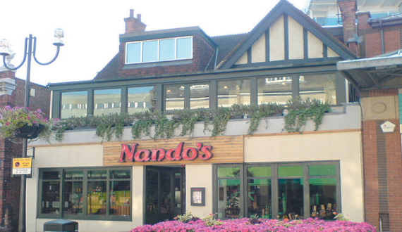 Nando's 300/302 Station Road Harrow Middlesex HA1 2DX