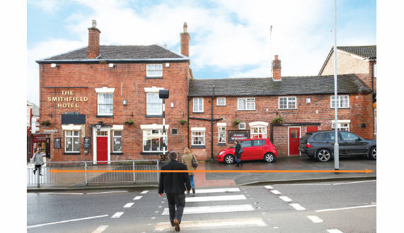 The Smithfield Hotel 37 High Street Uttoxeter Staffordshire ST14 7HN