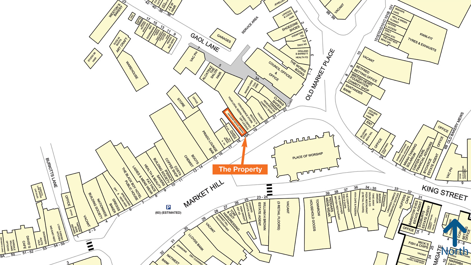 18a Market Hill Sudbury Suffolk CO10 2EA