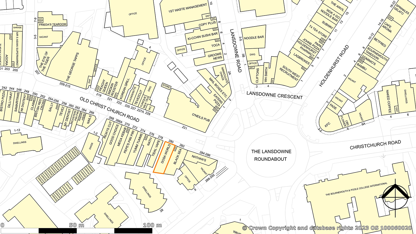 280 Old Christchurch Road Bournemouth Dorset BH1 1PH