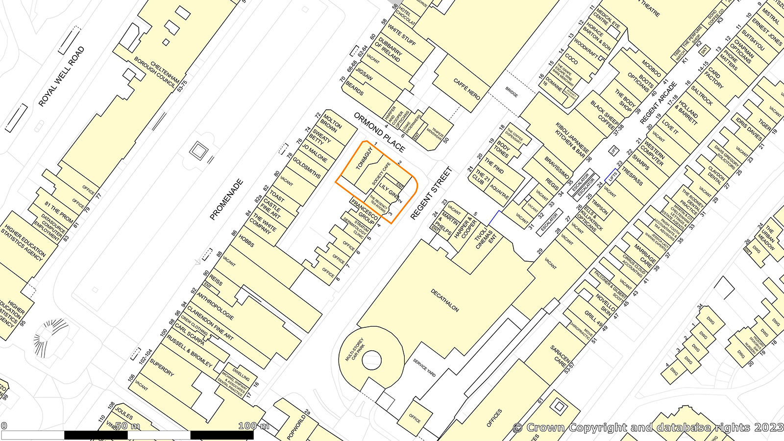 1–3 Ormond Place Cheltenham Gloucestershire GL50 1HR