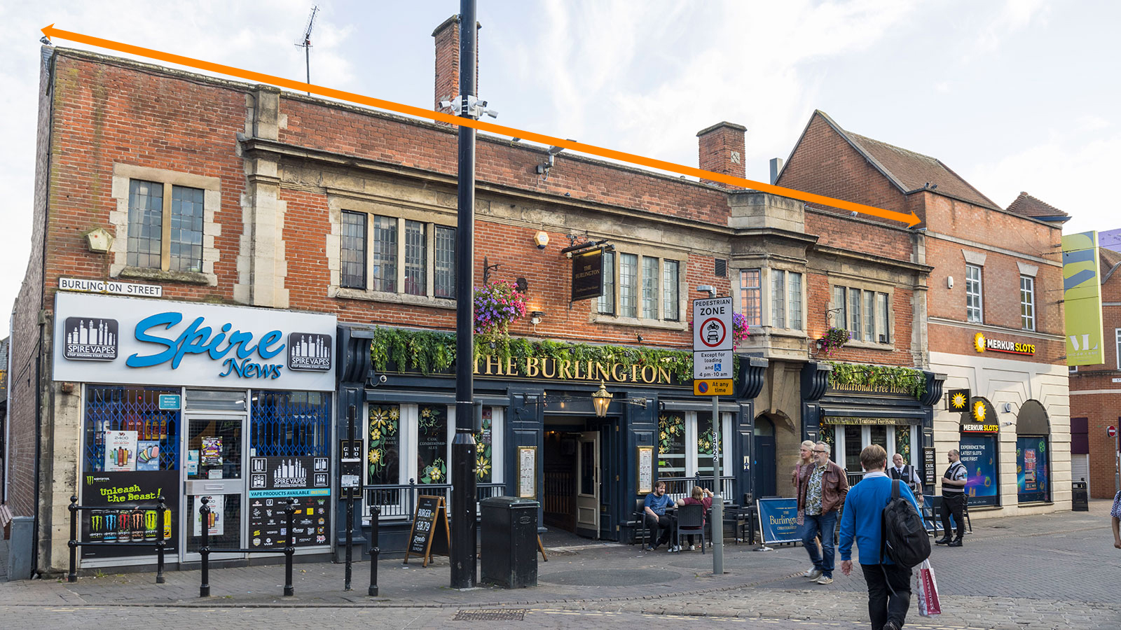 The Burlington 29-33 Burlington Street Chesterfield Derbyshire S40 1RS
