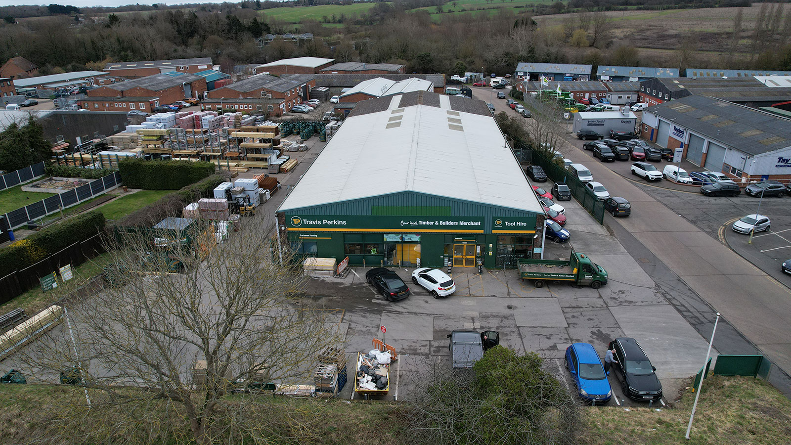Travis Perkins Chelmsford Road Industrial Estate Dunmow nr. Chelmsford Essex CM6 1HD