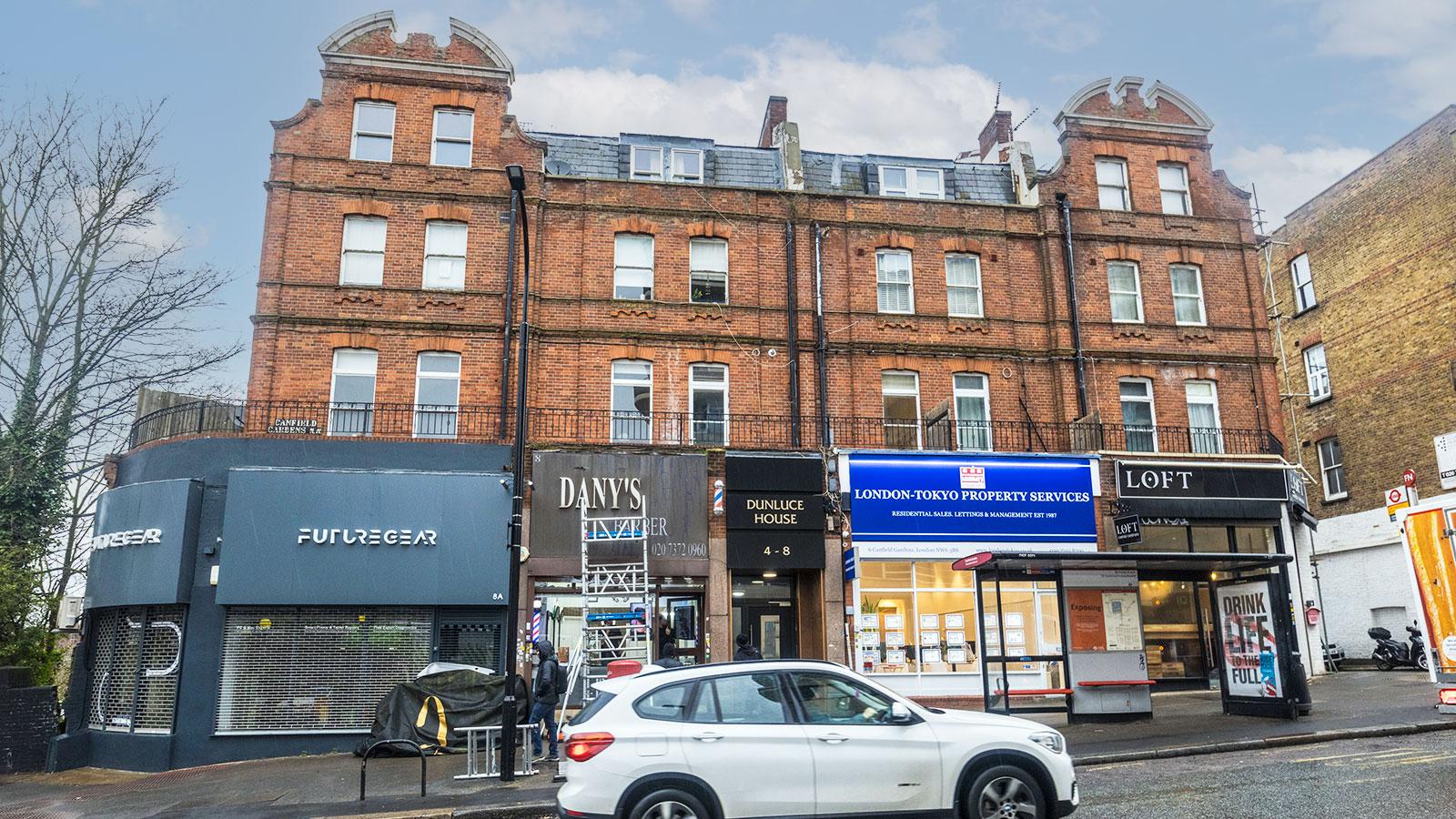 4 to 8a Canfield Gardens Hampstead London NW6 3BS